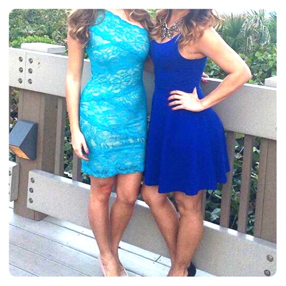 Lace One Shoulder Dress